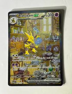 Pokemon Alakazam EX TCG Card 201/165 SV Scarlet & Violet 151🔥MINT🔥⭐⭐ - Image 1