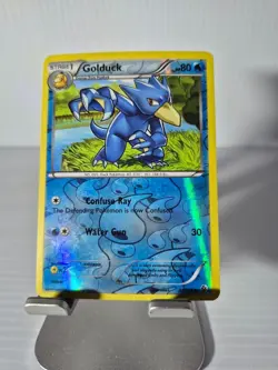 Pokemon Golduck 34/149 Reverse Holo Boundaries Crossed LP - Image 1