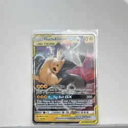 Pokemon Pikachu & Zekrom GX TAG TEAM Ultra Rare Holo Card 33/181 Team Up - Image 1