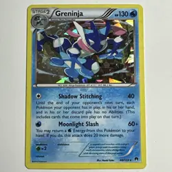 Greninja 40/122 Rare Cracked Ice Holo Breakpoint Pokemon TCG Card LP - Image 1