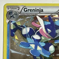 Greninja 40/122 Rare Cracked Ice Holo Breakpoint Pokemon TCG Card LP - Image 2