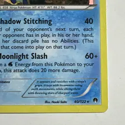 Greninja 40/122 Rare Cracked Ice Holo Breakpoint Pokemon TCG Card LP - Image 4