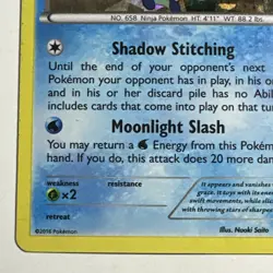 Greninja 40/122 Rare Cracked Ice Holo Breakpoint Pokemon TCG Card LP - Image 5