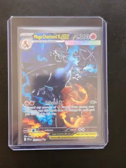 Pokemon Mega Charizard X EX 125/094 Phantasmal Flames Holo 360 HP Rare Card - Image 3