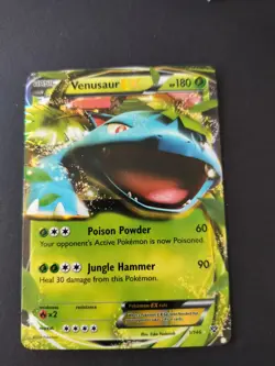 Venusaur EX 1/146 XY Base Set Ultra Rare Pokemon Card - Image 3