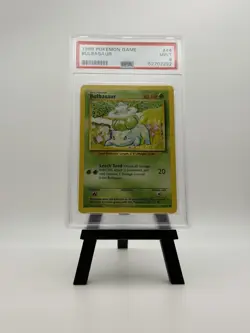 PSA 9 Bulbasaur 44/102 Base Set 1999 Pokemon Card - Image 1
