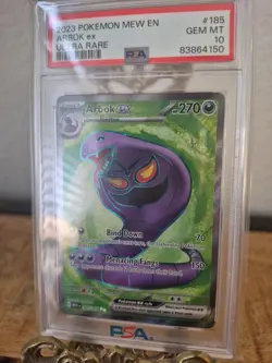 2023 Pokemon MEW EN Arbok ex #185 PSA 10 - Image 4