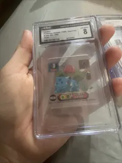 1998 Amada Pokemon Japan Ivysaur Super DX Sticker Cgc 8 - Image 1