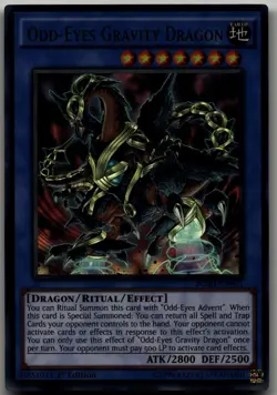 Odd-Eyes Gravity Dragon Ultra Rare Breakers of Shadow BOSH-EN043 LP - Image 1
