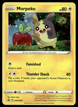 Pokemon TCG SWSH: Sword & Shield Promo Cards #SWSH031 Morpeko NM - Image 1