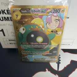 Pokemon TCG Ionos Bellibolt ex 188/159 Journey Together Gold Hyper Rare Card NM - Image 1