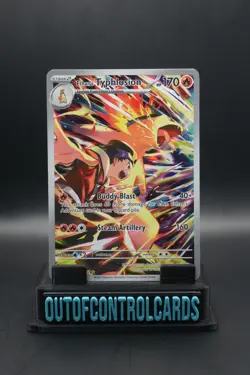 Pokemon TCG Ethan's Typhlosion Destined Rivals Illustration Rare Card 190/182 - Image 1
