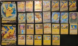 Huge 28 TCG Pokemon Card Pikachu Lot!! Vintage + Modern!! - Image 1