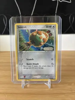 Pokemon Sentret Reverse Holo Card 62/92 EX Legend Maker Stamped lp - Image 1