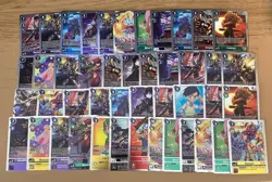 HUGE Digimon 2020 TCG Card Game Bandai Rare - SR - Holo Foil Lot - Image 1