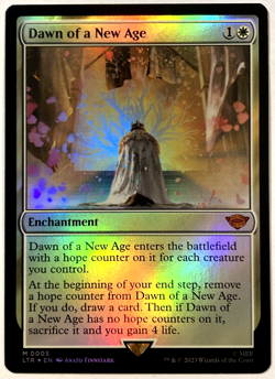 MTG Dawn of a New Age *FOIL* The Lord of the Rings 0005 Pack Fresh - Image 1