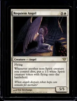 Dark Ascension Requiem Angel MTG Magic the Gathering LP - Image 1