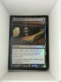 1x Undying Evil - Foil Light Play, English Dark Ascension MTG Magic. M8 - Image 1