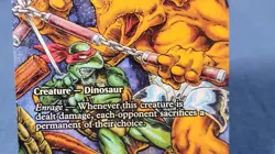 Silverclad Ferocidons (Borderless) 0009 PZA Teenage Mutant Ninja Turtles NM MTG - Image 3