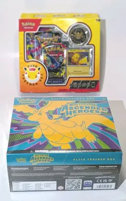 Pokemon TCG Ascended Heroes Elite Trainer Box (ETB) + 2026 Pokemon Day Box - Image 1