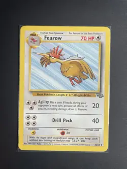 Pokemon Fearow 36/64 Jungle Regular Unlimited Uncommon English 1999 NM - Image 1