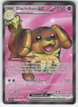 Pokemon TCG Stellar Crown #143/198 Dachsbun EX NM - Image 1
