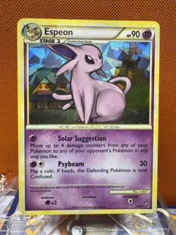 Pokemon TCG Espeon 2/90 Undaunted Cracked Ice Holo Rare - LP+ - Image 1