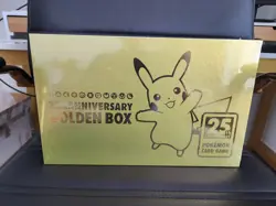 Pikachu Limited Edition Japanese Golden Box Sword & Shield 25th Pokemon - USA - Image 1