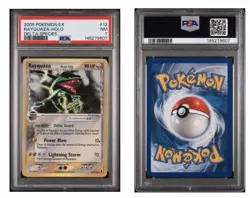 2005 POKEMON EX DELTA SPECIES #13 RAYQUAZA-HOLO DELTA SPECIES PSA NM 7 (607) - Image 1