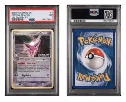 2005 POKEMON EX DELTA SPECIES #4 ESPEON-REV.FOIL DELTA SPECIES PSA NM 7 - Image 1