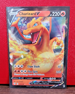 Pokemon TCG Charizard V Darkness Ablaze Holo Ultra Rare 19/159 - Image 1