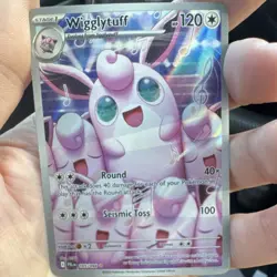 Pokemon Wigglytuff 105/094 Phantasmal Flames Rare Holo 120HP Seismic Toss - Image 1