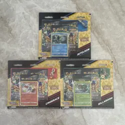 Pokemon Crown Zenith 3 Packs - Rillaboom, Cinderace, Inteleon English - Image 1