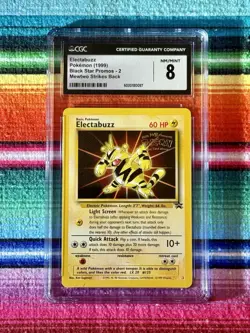 Pokemon Electabuzz WB Movie Black Star Promo #2 CGC 8 - Image 1