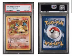 1999 POKEMON GAME #4 CHARIZARD-HOLO PSA EX 5 - Image 1