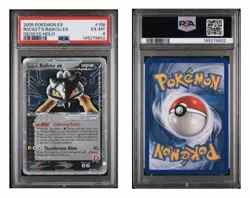 2005 POKEMON EX DEOXYS #108 ROCKET'S RAIKOU EX DEOXYS-HOLO PSA EX-MT 6 - Image 1