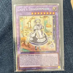 Lady's Dragonmaid BLMM-EN049 Secret Rare 1st Edition Yu-Gi-Oh! TCG - Image 2