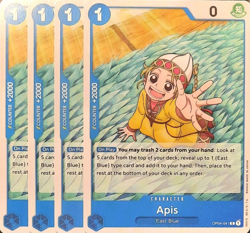 One Piece TCG - 4er Playset - OP04-041 Apis C/EN/NM - Image 1