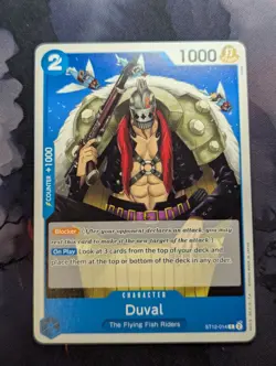 Duval - ST12-014 - C New Starter Deck 12: Zoro & Sanji One Piece - Image 1