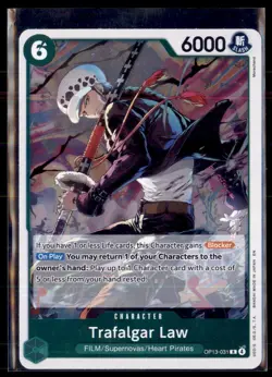 One Piece Carrying On His Will OP13-031 Trafalgar Law Rare 4 card lot - Image 1