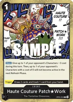 Haute Couture Patch Work - OP05-094 - Awakening of the New Era - One Piece Card - Image 1