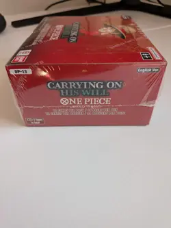 One Piece TCG OP-13 Carrying on His Will Booster Box Sealed - Image 2