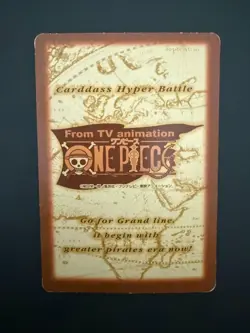 【U.S./DDP】 One Piece Carddass Hyper Battle C01 Luffy 1st ED Old Back - Image 2