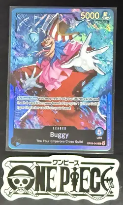 One Piece OP09-042 L Buggy - English - Foil - ST25 - TCG - NM/M - Image 1