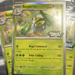 Pokemon Staff Prerelease Perfect order Holo Card Perfect Order Set English (4) - Image 3