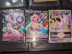 Mew & Mewtwo V/VSTAR Lot (3 Cards) - PGO 030/078 031/078 & Darkness Ablaze... - Image 1