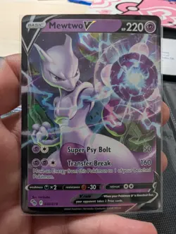 Mew & Mewtwo V/VSTAR Lot (3 Cards) - PGO 030/078 031/078 & Darkness Ablaze... - Image 2