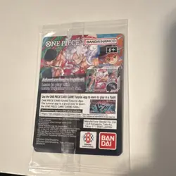 Bandai One Piece CCG Monkey D. Luffy US Voyage Holo Promo Character Card - Image 2