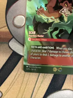 Disney Lorcana Scar Heartless Hunter Enchanted 14/P2 Store Championship - Image 3