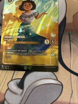Mirabel Madrigal Family Gatherer Lorcana Enchanted Store Championship Card 7/P2 - Image 4